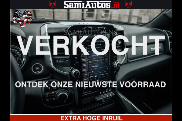 Dodge Ram SPORT | 5.7 V8 4x4 HEMI | PANORAMA DAK | GROOTSCHEM 12 INCH | LPG | Patriot Blue CREW CAB | DUBBELE CABINE | 5 PERSOONS | DC | VOORRAAD NR 2557 - 3328