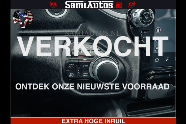 Dodge Ram SPORT | 5.7 V8 4x4 HEMI | PANORAMA DAK | GROOTSCHEM 12 INCH | LPG | Patriot Blue CREW CAB | DUBBELE CABINE | 5 PERSOONS | DC | VOORRAAD NR 2557 - 3328