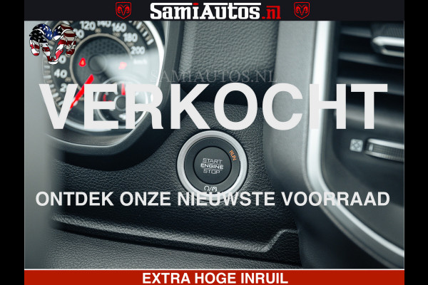 Dodge Ram SPORT | 5.7 V8 4x4 HEMI | PANORAMA DAK | GROOTSCHEM 12 INCH | LPG | Patriot Blue CREW CAB | DUBBELE CABINE | 5 PERSOONS | DC | VOORRAAD NR 2557 - 3328