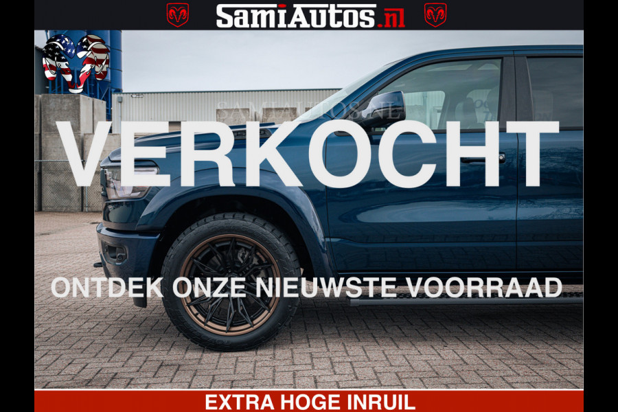Dodge Ram SPORT | 5.7 V8 4x4 HEMI | PANORAMA DAK | GROOTSCHEM 12 INCH | LPG | Patriot Blue CREW CAB | DUBBELE CABINE | 5 PERSOONS | DC | VOORRAAD NR 2557 - 3328