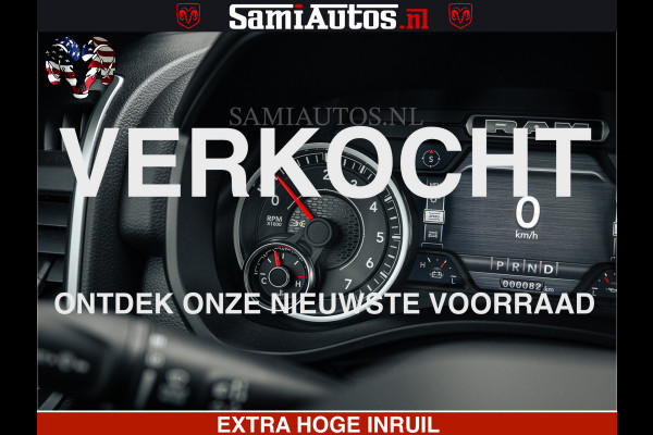 Dodge Ram SPORT | 5.7 V8 4x4 HEMI | PANORAMA DAK | GROOTSCHEM 12 INCH | LPG | Patriot Blue CREW CAB | DUBBELE CABINE | 5 PERSOONS | DC | VOORRAAD NR 2557 - 3328