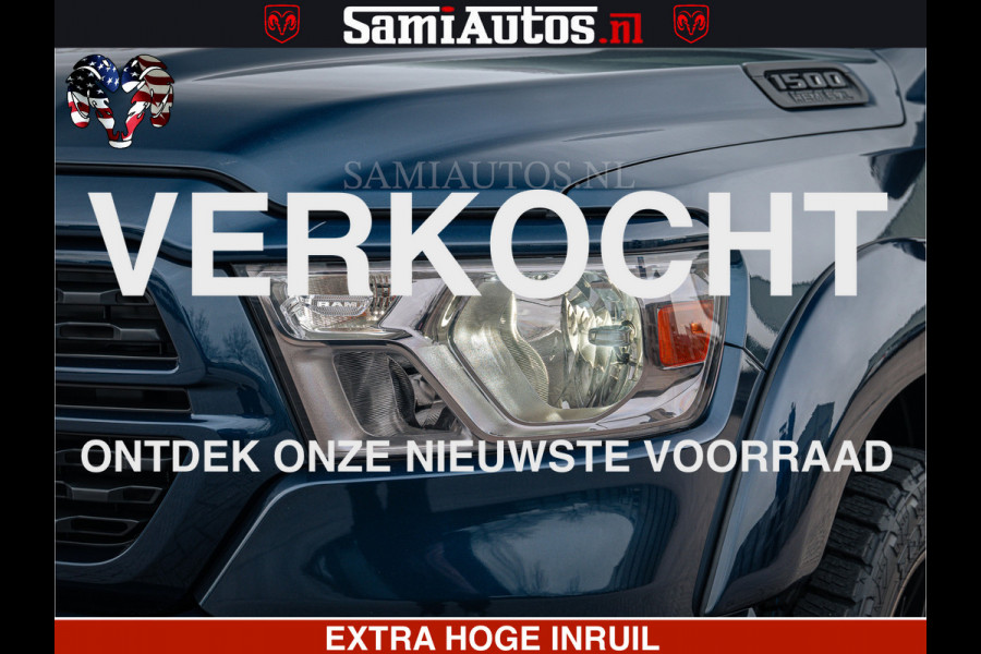 Dodge Ram SPORT | 5.7 V8 4x4 HEMI | PANORAMA DAK | GROOTSCHEM 12 INCH | LPG | Patriot Blue CREW CAB | DUBBELE CABINE | 5 PERSOONS | DC | VOORRAAD NR 2557 - 3328