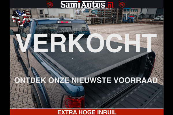 Dodge Ram SPORT | 5.7 V8 4x4 HEMI | PANORAMA DAK | GROOTSCHEM 12 INCH | LPG | Patriot Blue CREW CAB | DUBBELE CABINE | 5 PERSOONS | DC | VOORRAAD NR 2557 - 3328