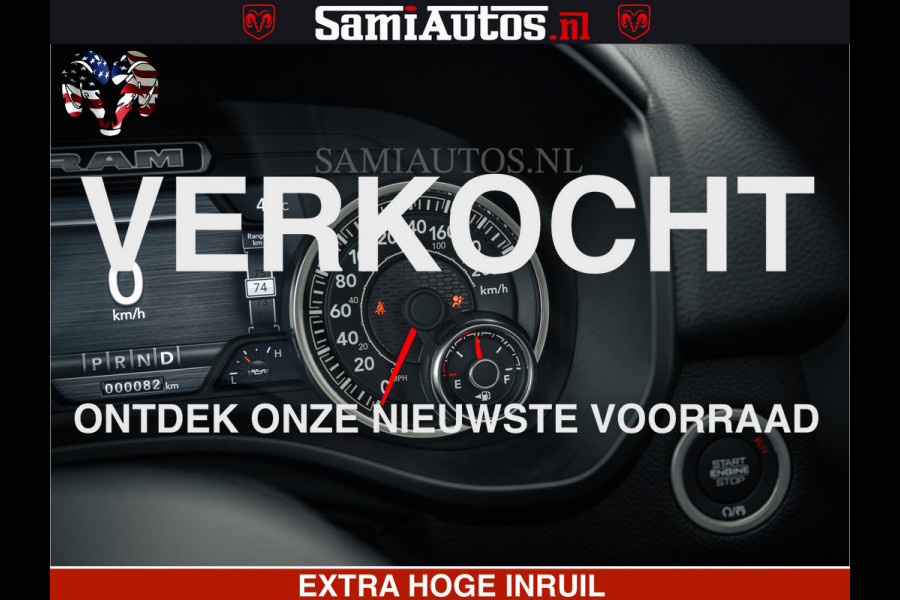 Dodge Ram SPORT | 5.7 V8 4x4 HEMI | PANORAMA DAK | GROOTSCHEM 12 INCH | LPG | Patriot Blue CREW CAB | DUBBELE CABINE | 5 PERSOONS | DC | VOORRAAD NR 2557 - 3328