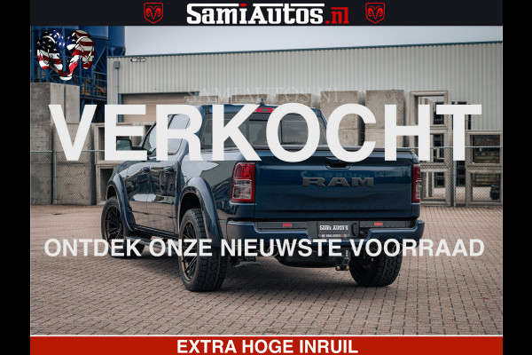 Dodge Ram SPORT | 5.7 V8 4x4 HEMI | PANORAMA DAK | GROOTSCHEM 12 INCH | LPG | Patriot Blue CREW CAB | DUBBELE CABINE | 5 PERSOONS | DC | VOORRAAD NR 2557 - 3328
