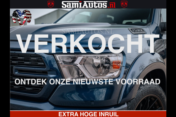 Dodge Ram SPORT | 5.7 V8 4x4 HEMI | PANORAMA DAK | GROOTSCHEM 12 INCH | LPG | Patriot Blue CREW CAB | DUBBELE CABINE | 5 PERSOONS | DC | VOORRAAD NR 2557 - 3328