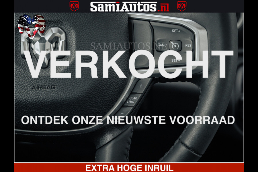 Dodge Ram SPORT | 5.7 V8 4x4 HEMI | PANORAMA DAK | GROOTSCHEM 12 INCH | LPG | Patriot Blue CREW CAB | DUBBELE CABINE | 5 PERSOONS | DC | VOORRAAD NR 2557 - 3328