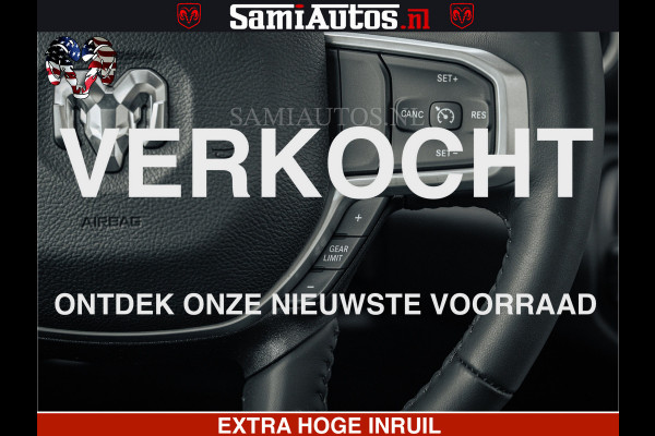 Dodge Ram SPORT | 5.7 V8 4x4 HEMI | PANORAMA DAK | GROOTSCHEM 12 INCH | LPG | Patriot Blue CREW CAB | DUBBELE CABINE | 5 PERSOONS | DC | VOORRAAD NR 2557 - 3328