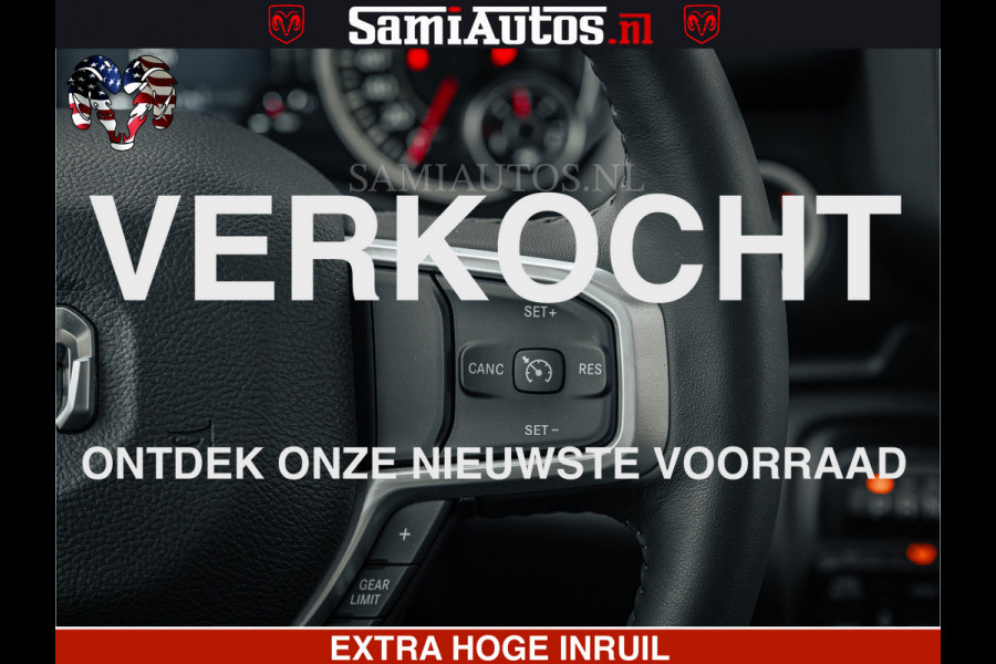 Dodge Ram SPORT | 5.7 V8 4x4 HEMI | PANORAMA DAK | GROOTSCHEM 12 INCH | LPG | Patriot Blue CREW CAB | DUBBELE CABINE | 5 PERSOONS | DC | VOORRAAD NR 2557 - 3328