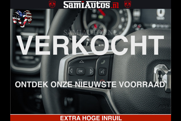 Dodge Ram SPORT | 5.7 V8 4x4 HEMI | PANORAMA DAK | GROOTSCHEM 12 INCH | LPG | Patriot Blue CREW CAB | DUBBELE CABINE | 5 PERSOONS | DC | VOORRAAD NR 2557 - 3328
