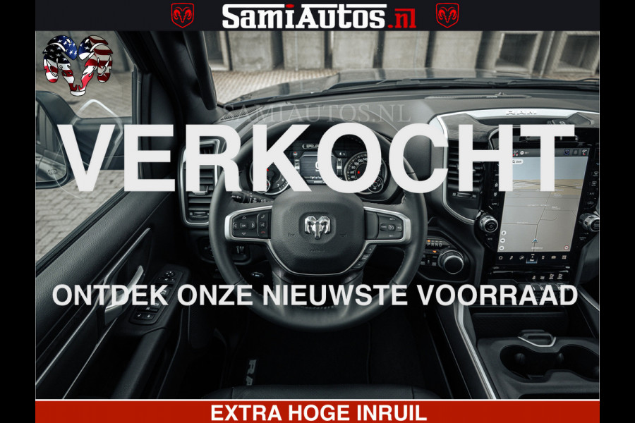 Dodge Ram SPORT | 5.7 V8 4x4 HEMI | PANORAMA DAK | GROOTSCHEM 12 INCH | LPG | Patriot Blue CREW CAB | DUBBELE CABINE | 5 PERSOONS | DC | VOORRAAD NR 2557 - 3328