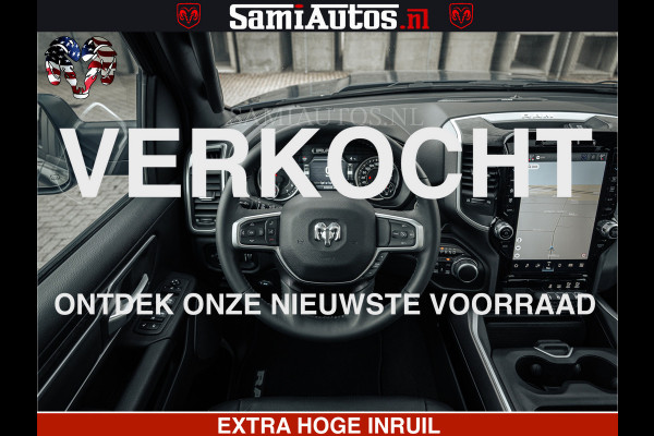 Dodge Ram SPORT | 5.7 V8 4x4 HEMI | PANORAMA DAK | GROOTSCHEM 12 INCH | LPG | Patriot Blue CREW CAB | DUBBELE CABINE | 5 PERSOONS | DC | VOORRAAD NR 2557 - 3328