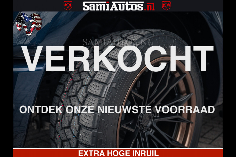 Dodge Ram SPORT | 5.7 V8 4x4 HEMI | PANORAMA DAK | GROOTSCHEM 12 INCH | LPG | Patriot Blue CREW CAB | DUBBELE CABINE | 5 PERSOONS | DC | VOORRAAD NR 2557 - 3328