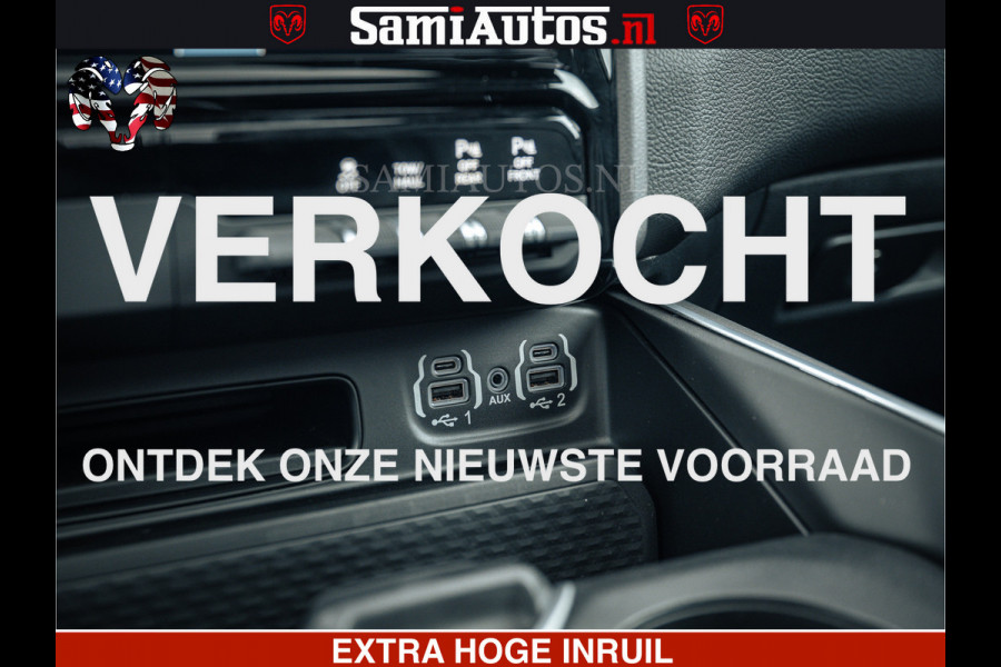 Dodge Ram SPORT | 5.7 V8 4x4 HEMI | PANORAMA DAK | GROOTSCHEM 12 INCH | LPG | Patriot Blue CREW CAB | DUBBELE CABINE | 5 PERSOONS | DC | VOORRAAD NR 2557 - 3328