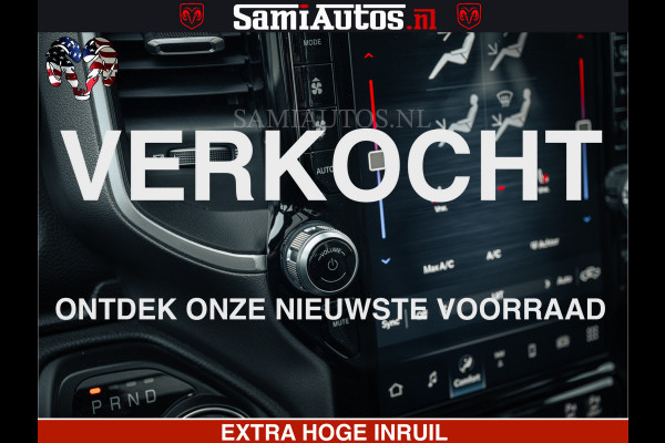 Dodge Ram SPORT | 5.7 V8 4x4 HEMI | PANORAMA DAK | GROOTSCHEM 12 INCH | LPG | Patriot Blue CREW CAB | DUBBELE CABINE | 5 PERSOONS | DC | VOORRAAD NR 2557 - 3328