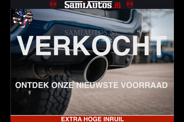 Dodge Ram SPORT | 5.7 V8 4x4 HEMI | PANORAMA DAK | GROOTSCHEM 12 INCH | LPG | Patriot Blue CREW CAB | DUBBELE CABINE | 5 PERSOONS | DC | VOORRAAD NR 2557 - 3328