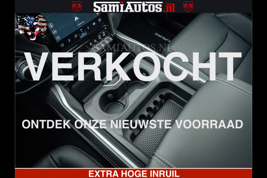 Dodge Ram SPORT | 5.7 V8 4x4 HEMI | PANORAMA DAK | GROOTSCHEM 12 INCH | LPG | Patriot Blue CREW CAB | DUBBELE CABINE | 5 PERSOONS | DC | VOORRAAD NR 2557 - 3328