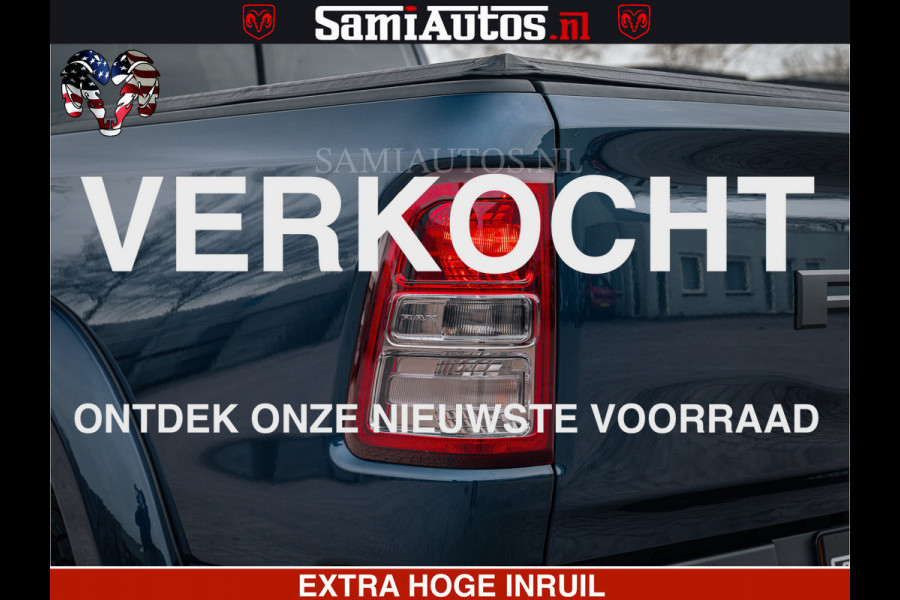 Dodge Ram SPORT | 5.7 V8 4x4 HEMI | PANORAMA DAK | GROOTSCHEM 12 INCH | LPG | Patriot Blue CREW CAB | DUBBELE CABINE | 5 PERSOONS | DC | VOORRAAD NR 2557 - 3328