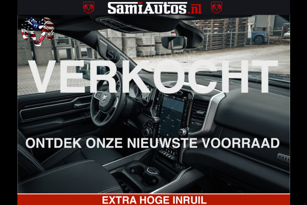 Dodge Ram SPORT | 5.7 V8 4x4 HEMI | PANORAMA DAK | GROOTSCHEM 12 INCH | LPG | Patriot Blue CREW CAB | DUBBELE CABINE | 5 PERSOONS | DC | VOORRAAD NR 2557 - 3328