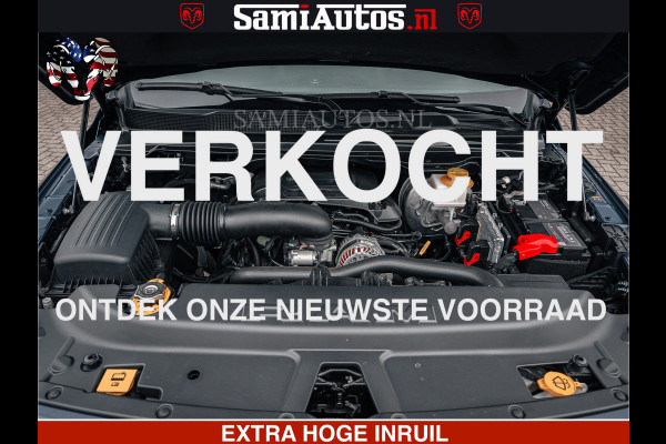 Dodge Ram SPORT | 5.7 V8 4x4 HEMI | PANORAMA DAK | GROOTSCHEM 12 INCH | LPG | Patriot Blue CREW CAB | DUBBELE CABINE | 5 PERSOONS | DC | VOORRAAD NR 2557 - 3328
