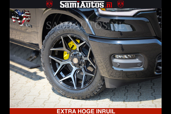 Dodge Ram Limited Night Sport High Output 540HP 706Nm | Massage + Full Option | De Meest Luxe en Volle Pick-Up in zijn Klasse | Comfortabele Dubbele Cabine met Royale 5 Zitplaatsen | BPM vrij | Nu Leverbaar uit Voorraad | Voorraad Nr 2356 - 0990