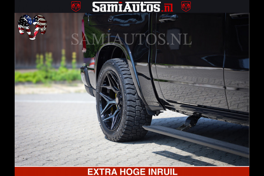 Dodge Ram Limited Night Sport High Output 540HP 706Nm | Massage + Full Option | De Meest Luxe en Volle Pick-Up in zijn Klasse | Comfortabele Dubbele Cabine met Royale 5 Zitplaatsen | BPM vrij | Nu Leverbaar uit Voorraad | Voorraad Nr 2356 - 0990