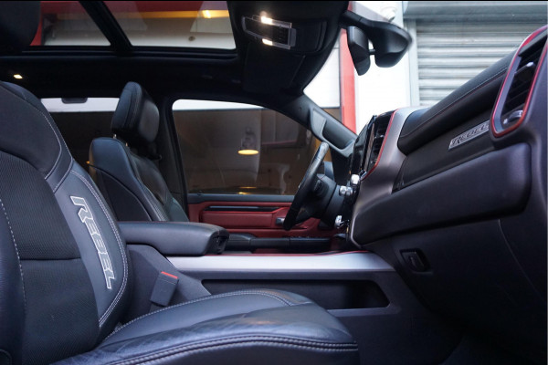 Dodge Ram 1500 5.7 V8 4x4 Rebel Sport | Luchtvering PANO -dak | Black Line | Off Road | Groot Navi | Apple CarPlay | Keyless | 20inch | Harman Kardon | Full LED | LPG onderbouw |3/2026 beurt + 4x Banden  | excl BTW