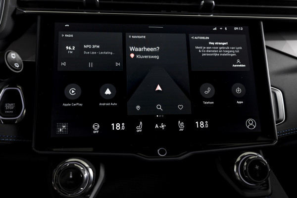 Lynk & Co 01 1.5 PHEV 261PK MY24 | Afn. Trekhaak | Donkere hemel | 7.4 kWh Boordlader | Stoel-+Stuurverw. |  360 Camera | S/K-panodak | Adapt. Cruise | Memory | Elek. klep | LM 20" | 1164