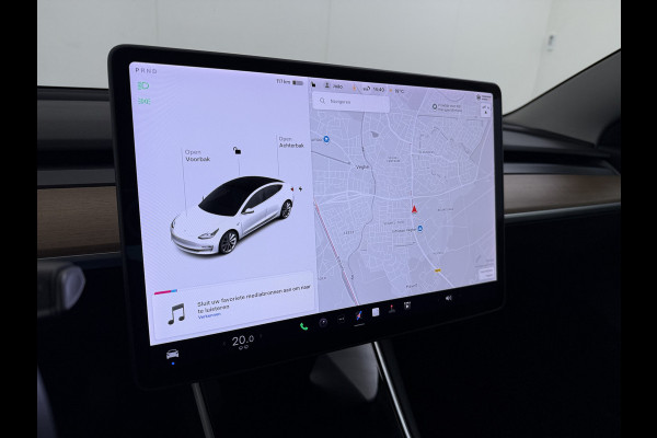 Tesla Model 3 SR Plus 325PK LFP Accu Lmv 19" AutoPilot Leder Pano-dak Adaptive-Cruise Camera's Elektr.-Stuur+Stoelen+Spiegels+Geheugen+Easy-En SOH 91% Navi LED ACC DAB Voorverwarmen interieur via App Keyless One-Pedal-Drive 1e Eigenaar Origineel Nederlandse Auto Fabrieksgarantie op Accu en Motor tot 08-12-2028/160.000KM