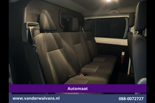 Ford Transit Custom 2.0 TDCI 131pk Automaat L2H1 Dubbele Cabine Euro6 Airco | 5-Zits | Camera | Navigatie | LED Apple Carplay, Android Auto, Adaptieve Cruisecontrol, Trekhaak, Stoelverwarming, Verwarmde voorruit, Parkeersensoren