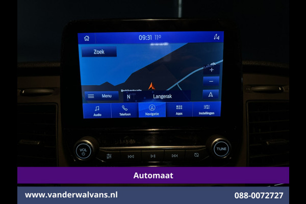 Ford Transit Custom 2.0 TDCI 131pk Automaat L2H1 Dubbele Cabine Euro6 Airco | 5-Zits | Camera | Navigatie | LED Apple Carplay, Android Auto, Adaptieve Cruisecontrol, Trekhaak, Stoelverwarming, Verwarmde voorruit, Parkeersensoren