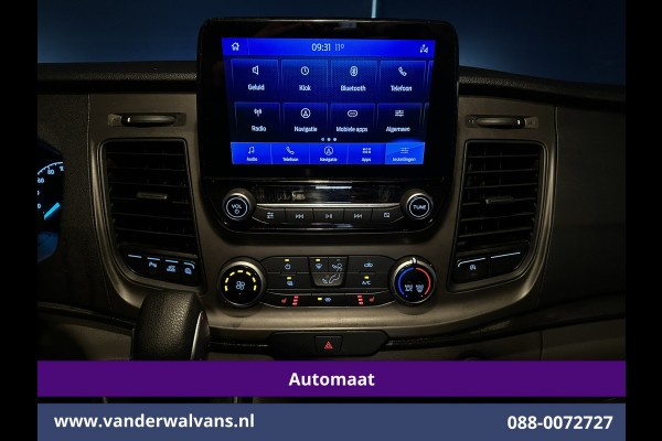 Ford Transit Custom 2.0 TDCI 131pk Automaat L2H1 Dubbele Cabine Euro6 Airco | 5-Zits | Camera | Navigatie | LED Apple Carplay, Android Auto, Adaptieve Cruisecontrol, Trekhaak, Stoelverwarming, Verwarmde voorruit, Parkeersensoren