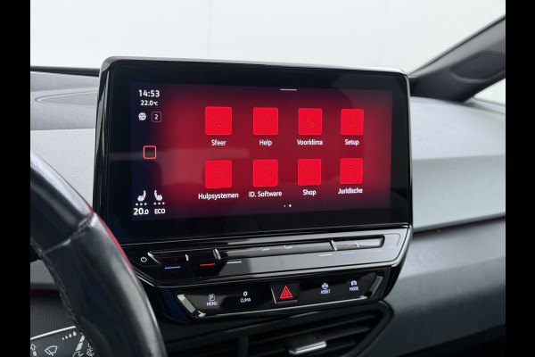 Volkswagen ID.3 First Max 62kWh Pano-Dak Elektr.Stoelen Adap.Cruise Camera Head-Up Matrix-Led Elektr.Stoelen 20"lm Navi Ecc Keyless Advanced SOH 89% Ergo Active Stoelen Stuur+Stoelverwarming Led-a-licht dynamisch Apple Carplay Android Auto Dodehoek detector Origineel Nederlandse Auto € 49.176 nieuw!