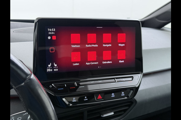 Volkswagen ID.3 First Max 62kWh Pano-Dak Elektr.Stoelen Adap.Cruise Camera Head-Up Matrix-Led Elektr.Stoelen 20"lm Navi Ecc Keyless Advanced SOH 89% Ergo Active Stoelen Stuur+Stoelverwarming Led-a-licht dynamisch Apple Carplay Android Auto Dodehoek detector Origineel Nederlandse Auto € 49.176 nieuw!
