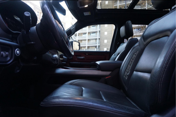 Dodge Ram 1500 5.7 V8 4x4 Rebel Sport | Luchtvering PANO -dak | Black Line | Off Road | Groot Navi | Apple CarPlay | Keyless | 20inch | Harman Kardon | Full LED | LPG onderbouw |3/2026 beurt + 4x Banden  | excl BTW