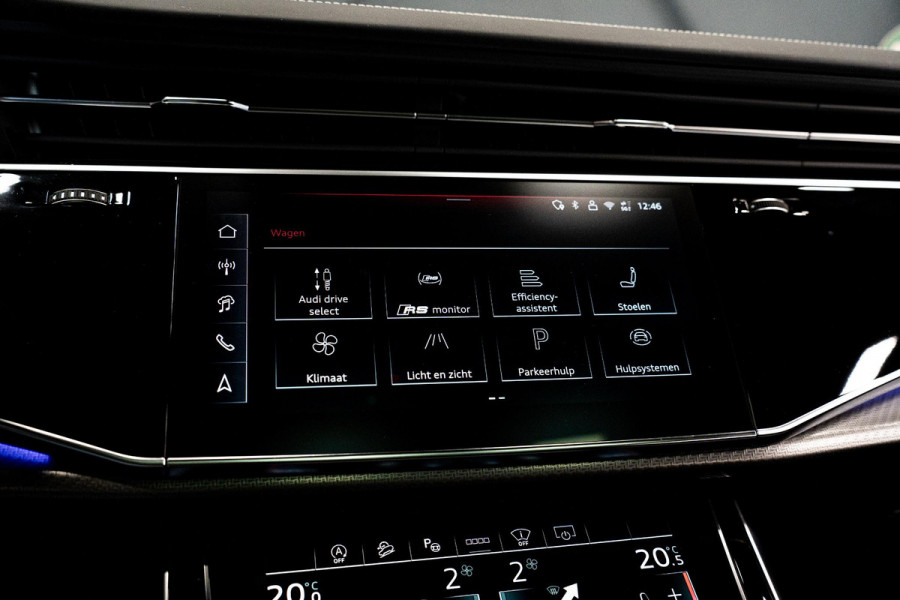Audi Q8 4.0 TFSI RS Q8 quattro Performance *Achteras-besturing / Standkachel / Panorama / Bang & Olufsen / Stoelventilatie & massage / HUD*