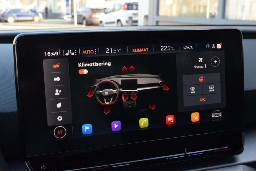 Seat Leon Sportstourer 1.5 eTSI FR|Cam.|Trekh.|ACC|Stoel+stuurverw.