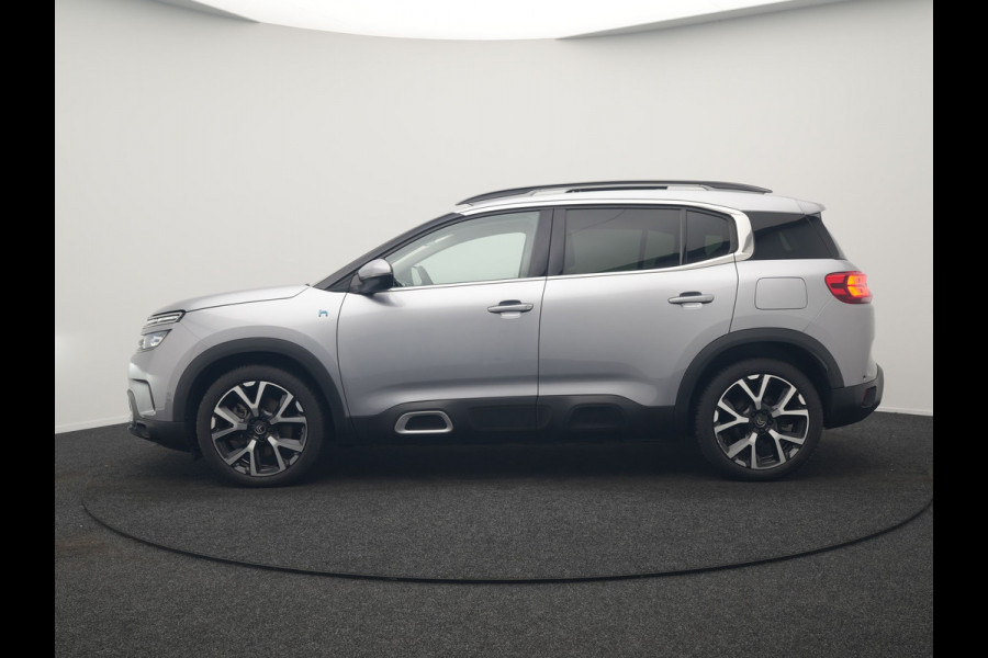 Citroën C5 Aircross 1.6 Shine PHEV 225pk Dealer O.H PHEV | Panodak | 360 Camera | Adaptive Cruise | Lederen Comfortstoelen Verwarmd | Blis | Navigatie | Apple Carplay | Virtual | DAB | 19" L.M. | Plug In Hybrid |