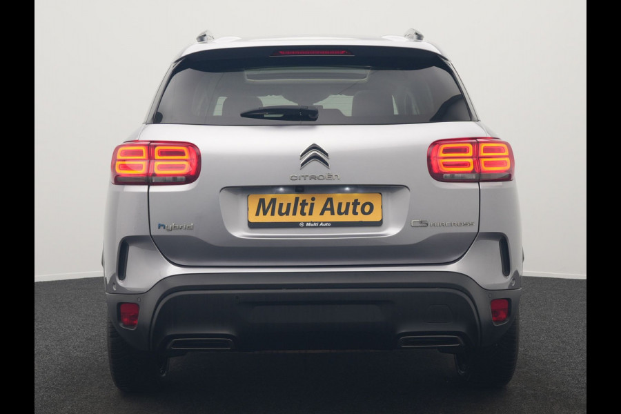 Citroën C5 Aircross 1.6 Shine PHEV 225pk Dealer O.H PHEV | Panodak | 360 Camera | Adaptive Cruise | Lederen Comfortstoelen Verwarmd | Blis | Navigatie | Apple Carplay | Virtual | DAB | 19" L.M. | Plug In Hybrid |