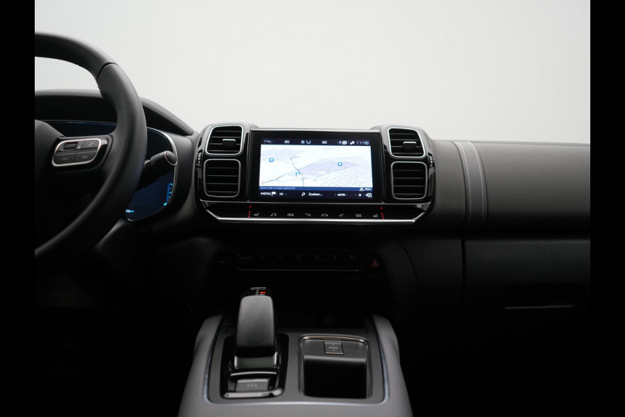 Citroën C5 Aircross 1.6 Shine PHEV 225pk Dealer O.H PHEV | Panodak | 360 Camera | Adaptive Cruise | Lederen Comfortstoelen Verwarmd | Blis | Navigatie | Apple Carplay | Virtual | DAB | 19" L.M. | Plug In Hybrid |