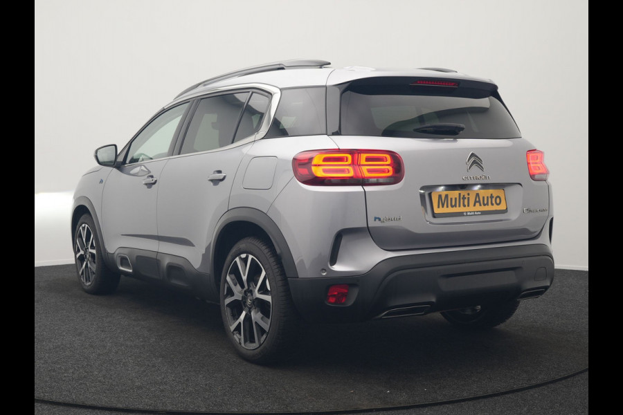 Citroën C5 Aircross 1.6 Shine PHEV 225pk Dealer O.H PHEV | Panodak | 360 Camera | Adaptive Cruise | Lederen Comfortstoelen Verwarmd | Blis | Navigatie | Apple Carplay | Virtual | DAB | 19" L.M. | Plug In Hybrid |