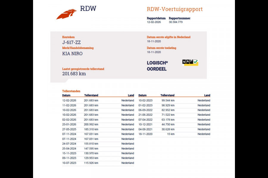 Kia e-Niro ExecutiveLine 64kWh SOH 100% Trekhaak Leder Warmtepomp Adap.Cruise Elek.Stoel+Memory JBL®-Audio Pdc Navi Ecc Camera Apple Carpla Stoelverwarming+Koeling Stuurverwarming Lmv Privacy Glas DAB Vess Lane Assist Blind Spot 1e Eigenaar Origineel Nederlandse Auto