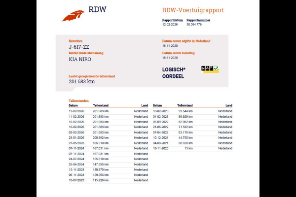 Kia e-Niro ExecutiveLine 64kWh SOH 100% Trekhaak Leder Warmtepomp Adap.Cruise Elek.Stoel+Memory JBL®-Audio Pdc Navi Ecc Camera Apple Carpla Stoelverwarming+Koeling Stuurverwarming Lmv Privacy Glas DAB Vess Lane Assist Blind Spot 1e Eigenaar Origineel Nederlandse Auto