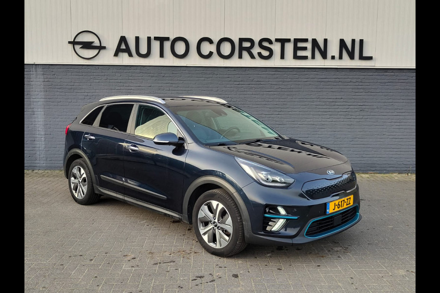 Kia e-Niro ExecutiveLine 64kWh SOH 100% Trekhaak Leder Warmtepomp Adap.Cruise Elek.Stoel+Memory JBL®-Audio Pdc Navi Ecc Camera Apple Carpla Stoelverwarming+Koeling Stuurverwarming Lmv Privacy Glas DAB Vess Lane Assist Blind Spot 1e Eigenaar Origineel Nederlandse Auto
