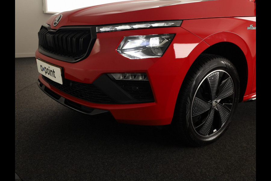 Škoda Kamiq 1.0 TSI Monte Carlo 115 pk | Verlengde garantie | Navigatie via App | Panoramadak | Parkeersensoren | Achteruitrijcamera | Stoelverwarming |