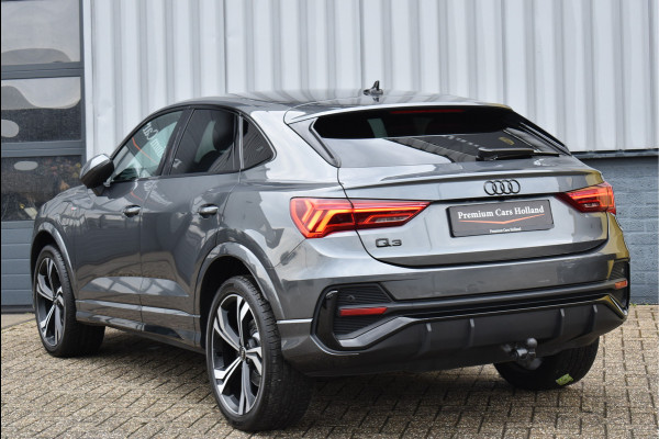Audi Q3 Sportback 45 TFSI e S-Line 245 Pk Navi Sfeerverlichting Full Led Keyless Trekhaak 20 Inch Unieke staat