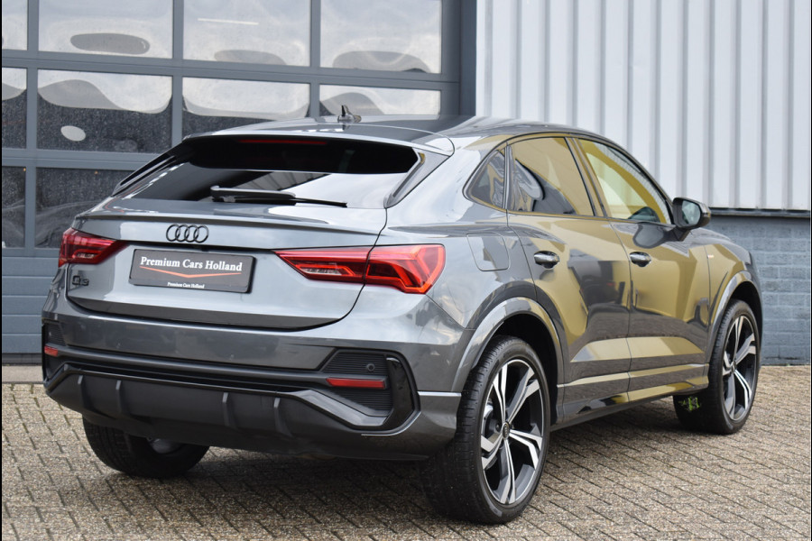 Audi Q3 Sportback 45 TFSI e S-Line 245 Pk Navi Sfeerverlichting Full Led Keyless Trekhaak 20 Inch Unieke staat