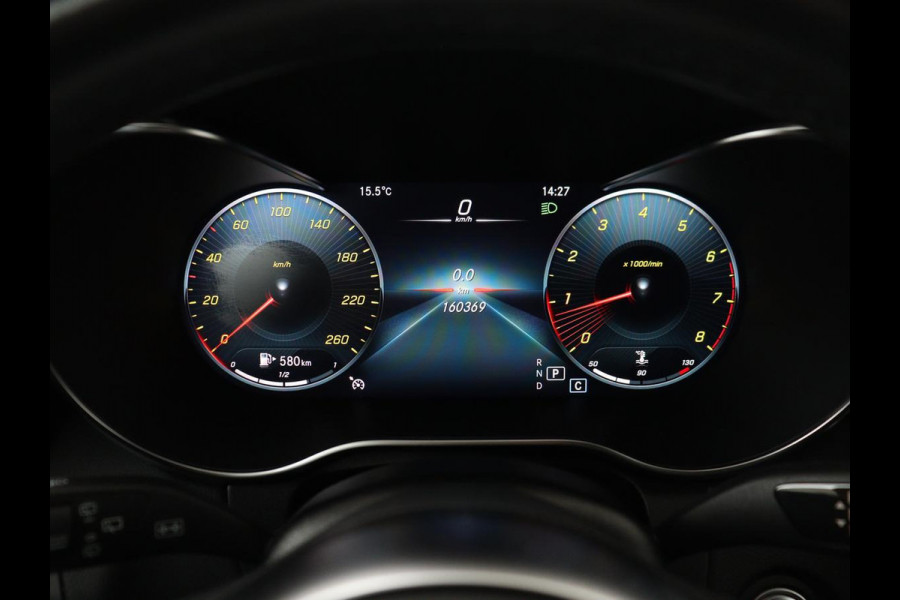 Mercedes-Benz C-Klasse 160 AMG Limited | Stoelverwarming | Leder/Alcantara | Trekhaak | Full LED | Park Assist | Camera | Navigatie | Climate control | Bluetooth | Cruise control