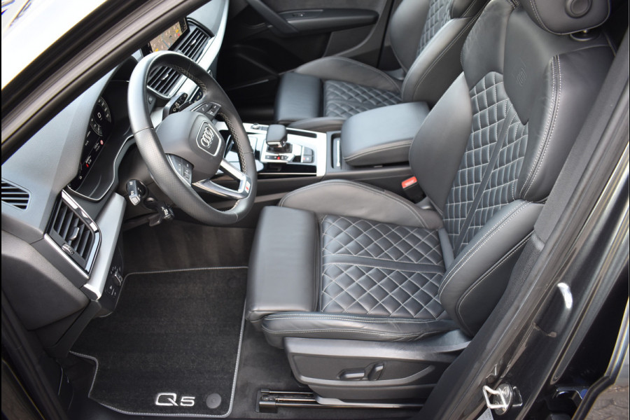 Audi Q5 50 TFSI e S-Line 299 Pk RS-Stoel Luchtvering Matrix Oled ACC Keyless Trekhaak 20 Inch