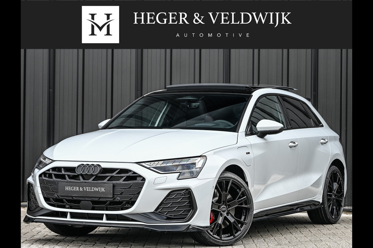 Audi A3 Sportback 45 TFSI e S edition Competition | Panoramadak | 5 jr garantie | Ambiance interieur | Active Cruise | Sonos Sound | S-Seats + Memory | Head-Up | Camera | Stoelverwarming | Keyless